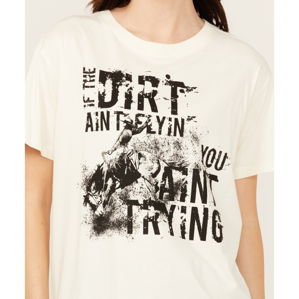 Shyanne Dirt Flying Short Sleeve Graphic Tee - NWT